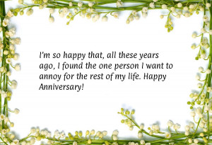 Funny Happy Anniversary Quotes for Husband
