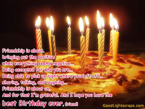 Because It’s Your Birthday this very Special Day ~ Birthday Quote