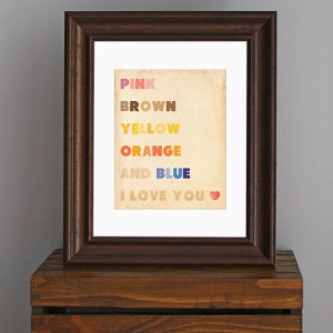 Beatles Typography Art Print love quote song lyric by CisforColor, $17 ...
