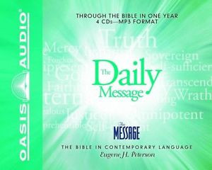 Message Bible MS by Eugene H Peterson MP3 CD Book English Free Ship