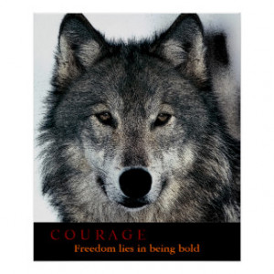 Wolf Motivational Posters & Prints