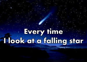 falling star quotes May 2012 Unexpressed Feelings