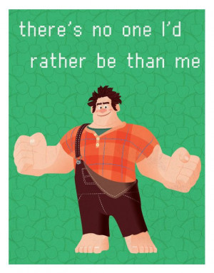 Wreck It Ralph Film Poster Illustrated Quote by KaleidoDesignCo