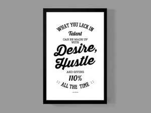 Desire & Hustle Custom Poster - Don Zimmer Quote - A reminder ...