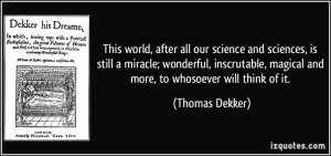 More Thomas Dekker Quotes