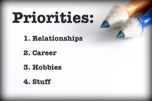 ... goals. Then to use those goals and priorities to schedule their lives