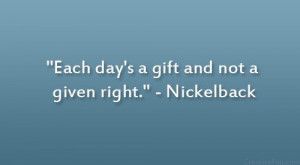 Nickelback Quote