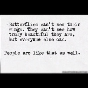 An inspirational picture quote about people and butterflies not ...