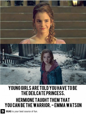 We love Hermione! What a great role model.