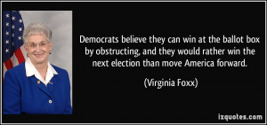Democrats believe they can win at the ballot box by obstructing, and ...