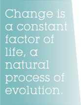 change, a natural process
