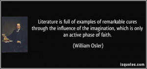 Literature is full of examples of remarkable cures through the ...