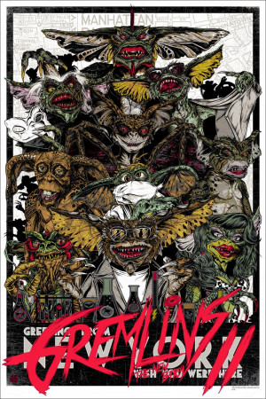 Rhys Cooper Gremlins 2 Movie Poster Release For Mondo