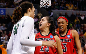 Shoni Schimmel (middle) and Louisville weren't intimidated by Brittney ...