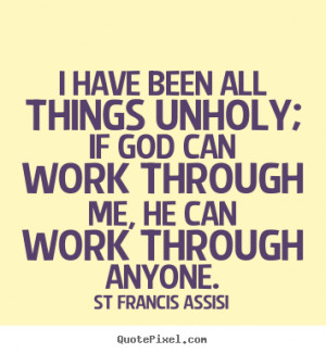 St Francis Of Assisi Quote