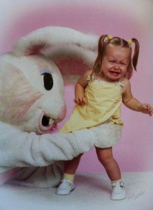 In any case, if I saw this Easter bunny, my first thought would be ...