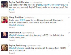 Taylor Swifts Red Launches