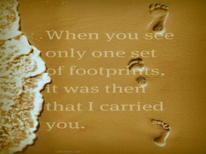 Footprints Quotes Footprints. footprints