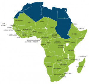sub saharan africa map quiz