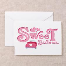 Sweet 16 Car Heart Greeting Cards (Pk of 20) for