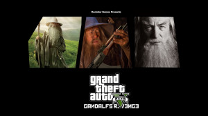 ... McKellen Grand Theft Auto GTA Black humor funny wallpaper background