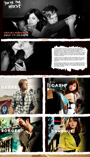 You're the Worst |OT| a new FX comedy - Thursdays on FX - renewed for ...