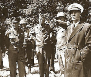 Joint chiefs at normandy