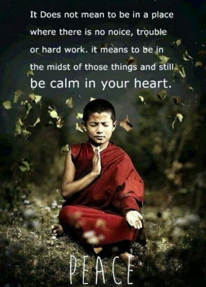 Calm in your heart