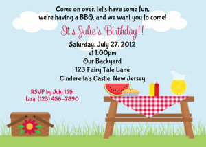 Company Picnic Invitations