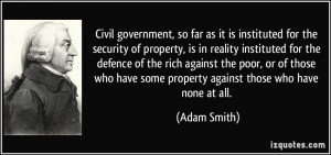 is instituted for the security of property, is in reality instituted ...