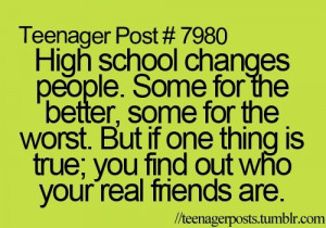 High school quote