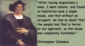 Christopher columbus famous quotes 1