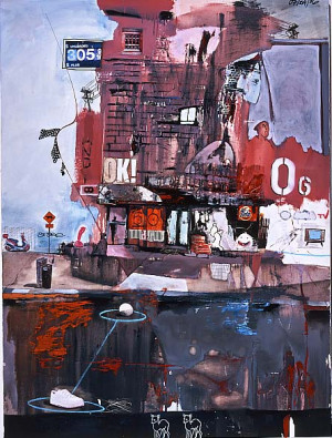 Marcus Antonius Jansen - Expressionist Urban Paintings by American ...