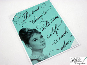 Decorations - Tiffany Blue Party Decorations - Audrey Hepburn Quote ...