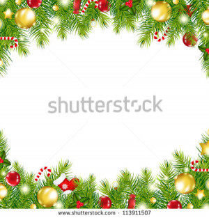 Christmas Vintage Border