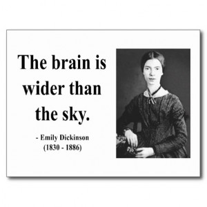 emily dickinson quote 6a post card