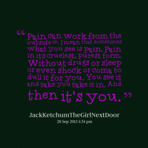 Quotes About: The Girl Next Door