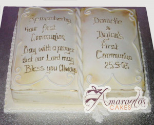 bible wedding cake