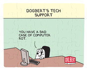 Dogbert Computer Rot Puzzle