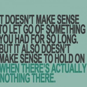 It doesn't make sense...