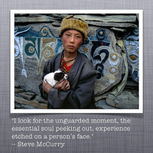 Quote Photo of the day from Steve McCurry