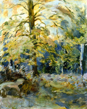 1893 Forest of Fontainebleau oil on canvas 41 x 33 cm