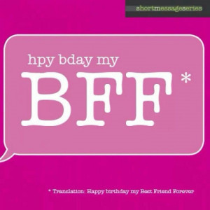 BFF Birthday