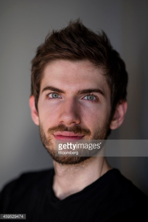 David Karp, founder and chief executive officer of Tumblr Inc., stands ...