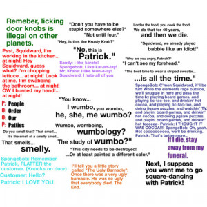 funny spongebob quotes