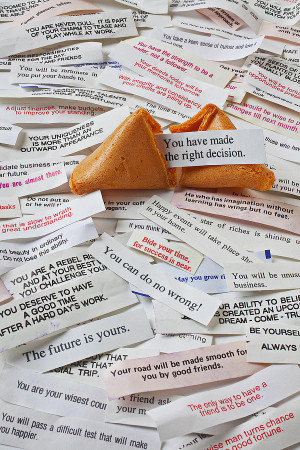 Fortune Cookie Sayings Photograph