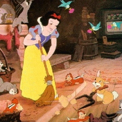 snow white liked to sweep cinderella didn t like to sweep but she did ...