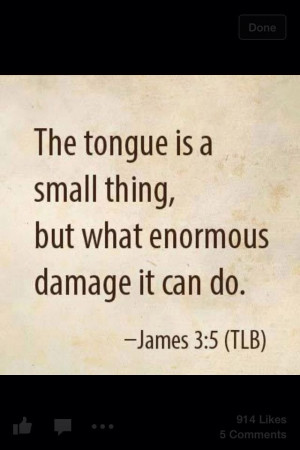 This biblical quote has a literal meaning to mothers of tongue-tie ...