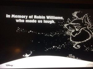 The Disney Channel's memorial to Robin Williams after their screening ...
