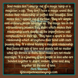 Soul mates Share An Extraordinary Passion..